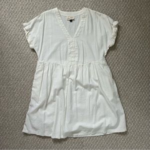 Target Universal Thread White Short Sleeve Shirtdress